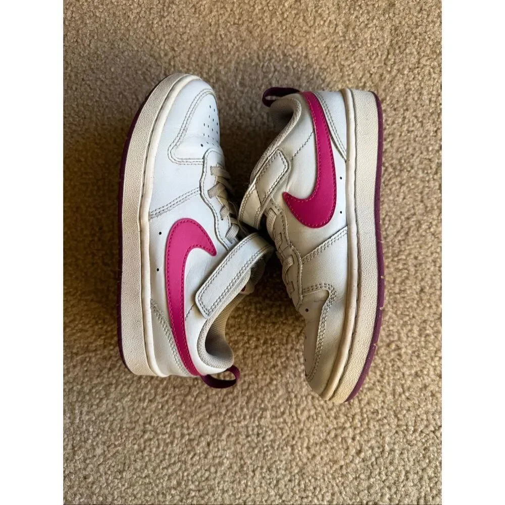 Nike Court Borough Low Little Kid Girls Sneakers Size 2